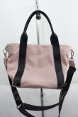 画像2: MARY QUANT / ロゴショルダーバッグ  ピンクＸ黒 I-25-06-04-102-LO-BG-HD-ZI (2)