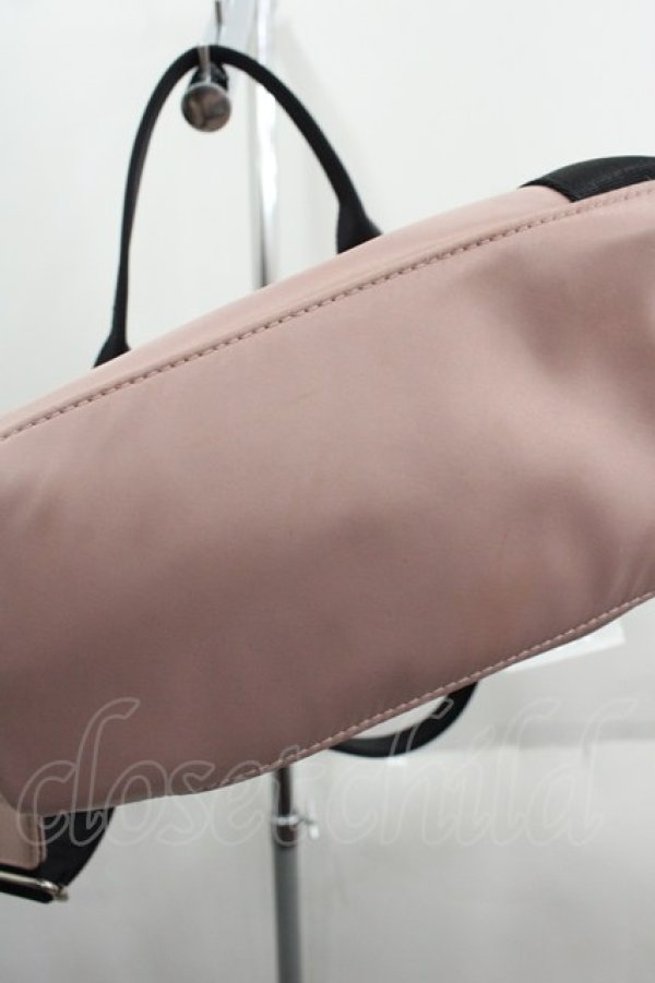 画像4: MARY QUANT / ロゴショルダーバッグ  ピンクＸ黒 I-25-06-04-102-LO-BG-HD-ZI (4)