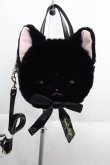 画像1: Angelic Pretty / Milk Catフェイス3wayバッグ  黒 I-25-06-04-103-AP-BG-HD-ZI (1)