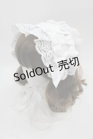 画像: axes femme kawaii / トーションレースヘッドドレス  白 I-25-06-04-108-AX-AC-HD-ZI