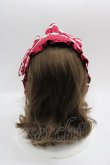 画像3: Angelic Pretty / HAT お嬢様のクラシカルハーフボンネット  ボルドー I-25-06-04-110-AP-AC-HD-ZI (3)