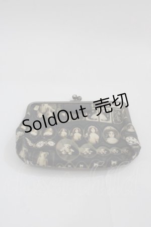 画像: Jean Paul GAULTIER / アンティークドールがま口小銭入れ  ブラウン I-25-06-04-115-GO-ZA-HD-ZI