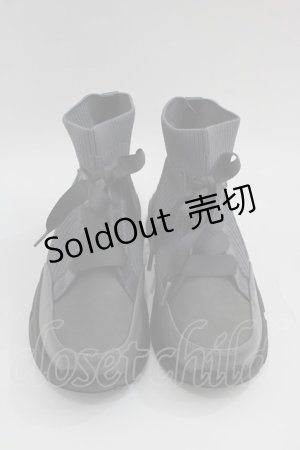 画像: axes femme / ニットスニーカーブーツ M 黒 I-25-06-04-125-AX-SH-HD-ZI