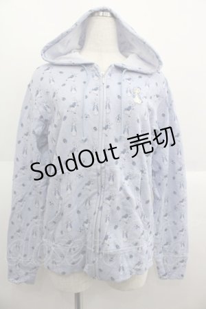 画像: PINK HOUSE / モノトーンプリントピーターラビットパーカー 4(L) サックス I-25-06-04-019-LO-TO-HD-ZI