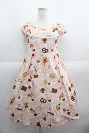 画像: Shirley Temple / スイーツプリントワンピース 160CM ピンク I-25-06-08-100-ET-OP-HD-ZI