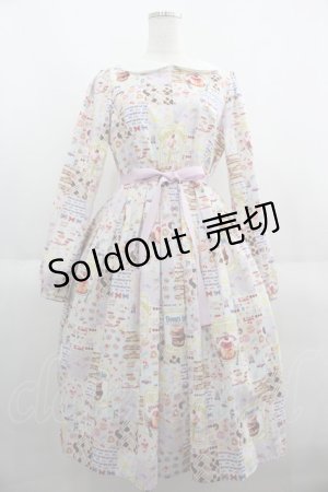 画像: Emily Temple cute / Anniversary Patchworkワンピース  ピンクＸサックスＸ白 I-25-06-08-104-ET-OP-HD-ZI