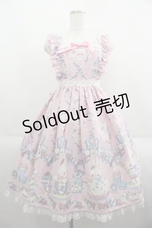 画像: Angelic Pretty / Flower Garden Teatimeジャンパースカート  ピンク I-25-06-08-046-AP-OP-HD-ZI