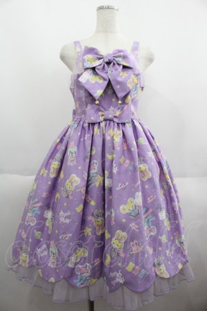 画像: Angelic Pretty / SPACE TOYSジャンパースカート  ラベンダー I-25-06-08-049-AP-OP-HD-ZI