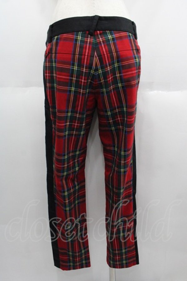 画像2: HELL CAT PUNKS / サルエルパンツ S レッドチェック I-25-06-11-050-PU-PA-HD-ZI (2)