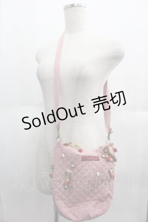 画像: PINK HOUSE BOUTIQUE / いちご編みぐるみポシェット  ピンク I-25-06-11-095-LO-BG-HD-ZI
