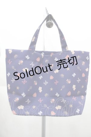 画像: BABY,THE STARS SHINE BRIGHT / BAG ミニトートバッグ  ネイビー I-25-06-11-098-BA-BG-HD-ZI