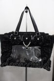 画像2: Ank Rouge / 確定ファンサのおまじないツイードBag  黒Ｘ白 I-25-06-11-104-CA-BG-HD-ZT274 (2)