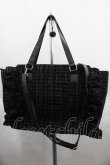 画像3: Ank Rouge / 確定ファンサのおまじないツイードBag  黒Ｘ白 I-25-06-11-104-CA-BG-HD-ZT274 (3)