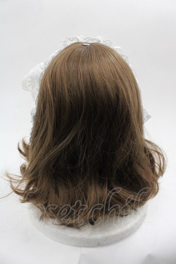 画像3: Angelic Pretty / フラワーレースリボンパールヘッドドレス  白 I-25-06-11-118-AP-AC-HD-ZI (3)