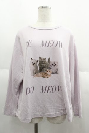 画像: SNIDEL HOME / CATロングTシャツ  ピンク I-25-06-11-023-LO-TO-HD-ZI