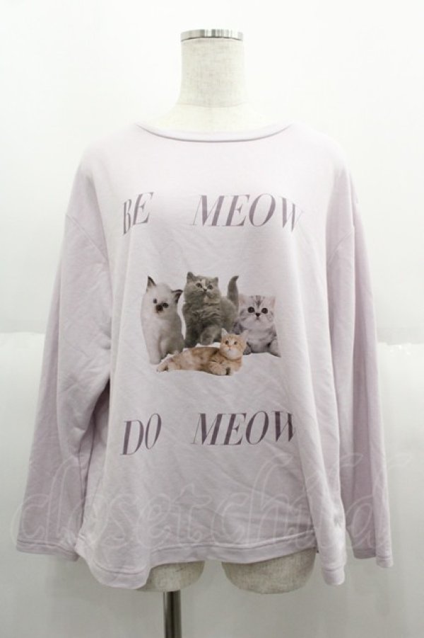 画像1: SNIDEL HOME / CATロングTシャツ  ピンク I-25-06-11-023-LO-TO-HD-ZI (1)