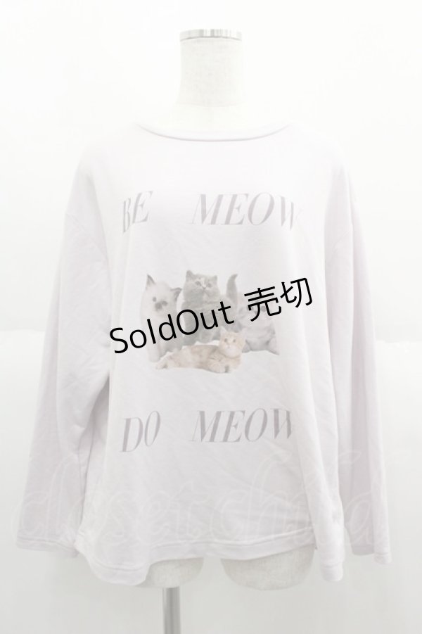 画像1: SNIDEL HOME / CATロングTシャツ  ピンク I-25-06-11-023-LO-TO-HD-ZI (1)