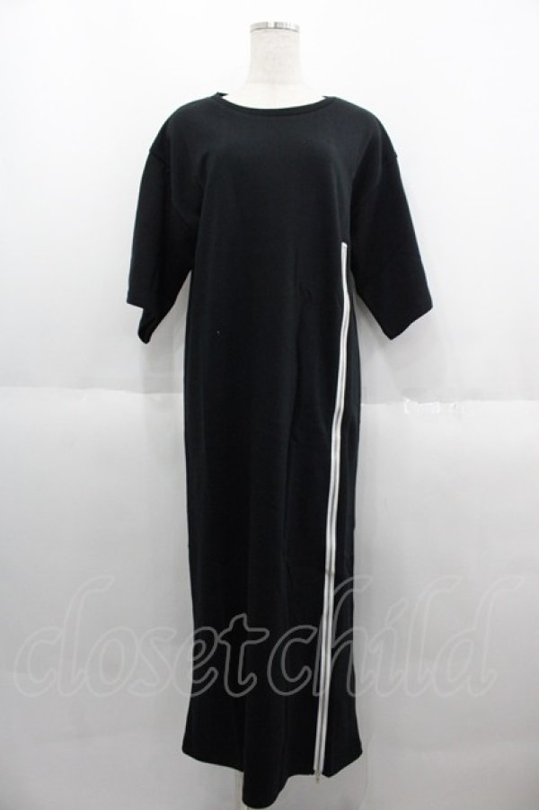 画像1: HELL CAT PUNKS / ZIPロングTシャツワンピ  ホワイトジップ I-25-06-11-045-PU-OP-HD-ZI (1)