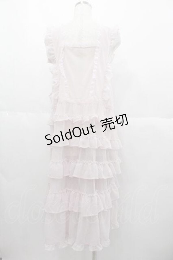 画像2: alcali / ドットチュールタブリエ  ピンク I-25-06-17-081-LO-OP-HD-ZS (2)