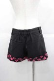 画像2: PUTUMAYO / ショートパンツ  黒Ｘピンク I-25-06-17-102-PT-PA-HD-ZI (2)