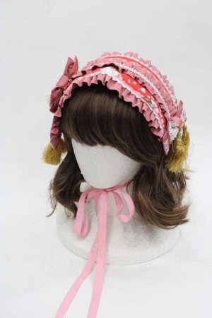 画像: metamorphose / いろどり花てまりフリルヘッドドレス  さくら I-25-06-17-115-ME-AC-HD-ZI