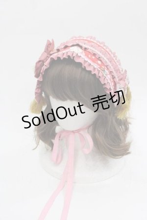 画像: metamorphose / いろどり花てまりフリルヘッドドレス  さくら I-25-06-17-115-ME-AC-HD-ZI