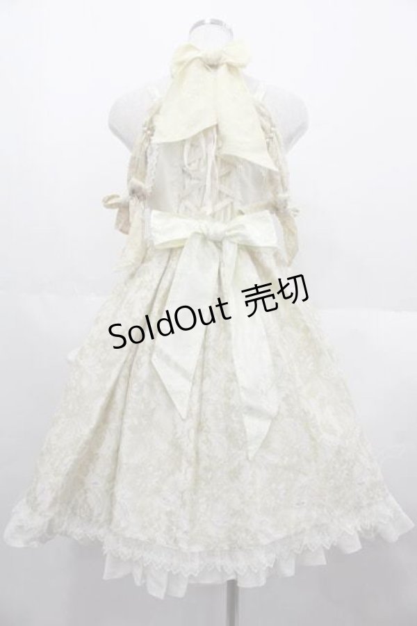 画像2: BABY,THE STARS SHINE BRIGHT / a Rose  ガラスドームに閉じ込めた一輪の薔薇 ジャンパースカート  イエロー I-25-06-21-050-BA-OP-HD-ZI (2)