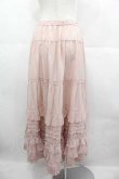 画像2: PINK HOUSE / ローズレース使いローンフリルスカート  ピンク I-25-06-21-092-LO-SK-HD-ZI (2)