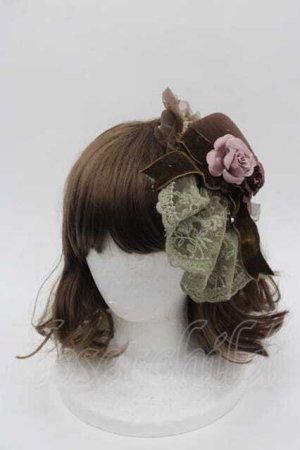 画像: LOLITAその他(お買取対象外) / フリルミニハット  ブラウン I-25-06-21-112-LO-AC-HD-ZI