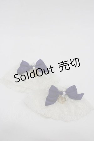 画像: BABY,THE STARS SHINE BRIGHT / Pearl Bouquetお袖とめ  アイボリーＸ青 I-25-06-21-118-BA-ZA-HD-ZI