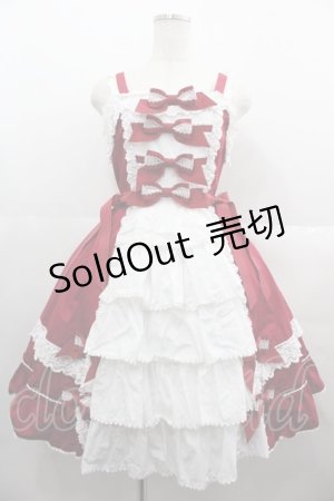 画像: BABY,THE STARS SHINE BRIGHT / Liinaジャンパースカート  ボルドー I-25-06-25-050-BA-OP-HD-ZI