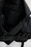 画像4: NieR Clothing / ロゴリュック  黒Ｘ赤 I-25-06-25-098-PU-BG-HD-ZI (4)