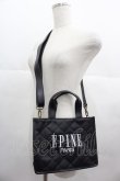 画像1: epine / キルティングショルダーバッグ  黒Ｘ白 I-25-06-25-102-LO-BG-HD-ZI (1)