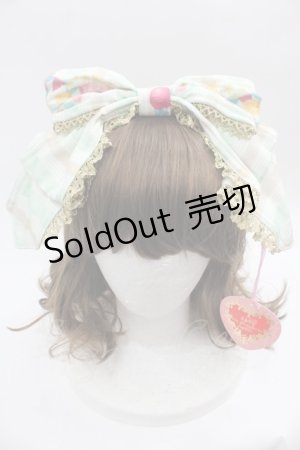 画像: BABY,THE STARS SHINE BRIGHT / Bichon Cirque柄 カチューシャ  ミント I-25-06-25-113-BA-AC-HD-ZI