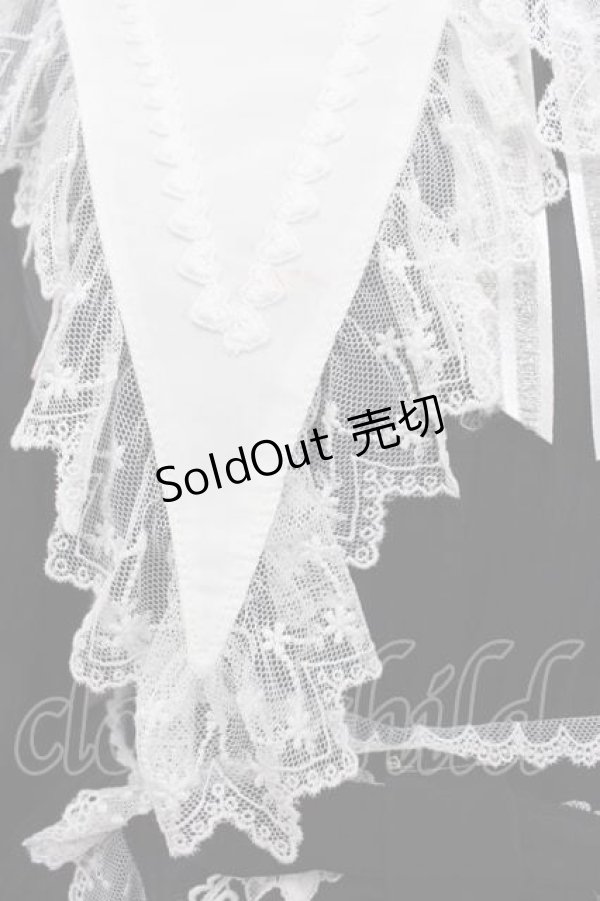 画像2: BABY,THE STARS SHINE BRIGHT / Little Kitten Luluna ストライプワンピース  黒Ｘ白 I-25-06-29-049-BA-OP-HD-ZI (2)