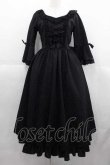 画像1: Victorian maiden / ヴェルサイユリボンロココドレス  黒 I-25-06-29-052-CL-OP-HD-ZI (1)