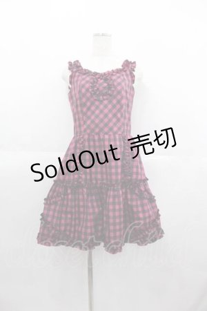 画像: MILK / シャーロットドレス  ピンクＸ黒 I-25-06-29-054-ML-OP-HD-ZI