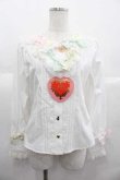 画像1: BABY,THE STARS SHINE BRIGHT / Garden Flowerブラウス  白 I-25-06-29-007-BA-BL-HD-ZI (1)