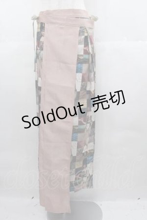 画像: pays des fees  / 市松柄スカート  ピンク I-25-06-29-069-PU-SK-HD-ZI