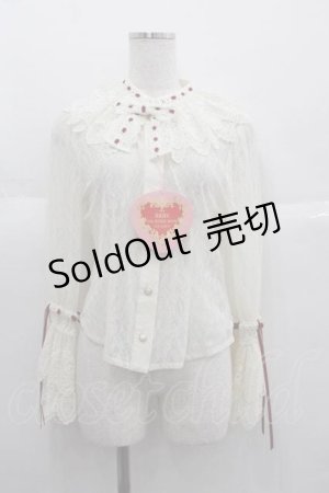 画像: BABY,THE STARS SHINE BRIGHT / グラスグリーンのPastoral〜羊飼いの恋歌〜Lilyブラウス  アイボリー I-25-06-29-008-BA-BL-HD-ZI
