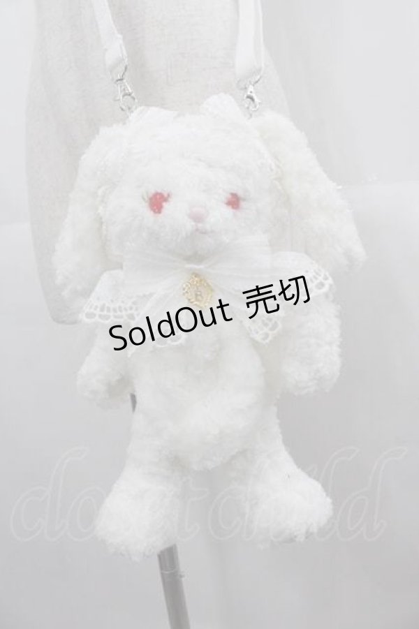 画像1: BABY,THE STARS SHINE BRIGHT / Baby,ずっと恋して…Cupidなうさくみゃちゃんポシェット  白 I-25-06-29-097-BA-BG-HD-ZI (1)