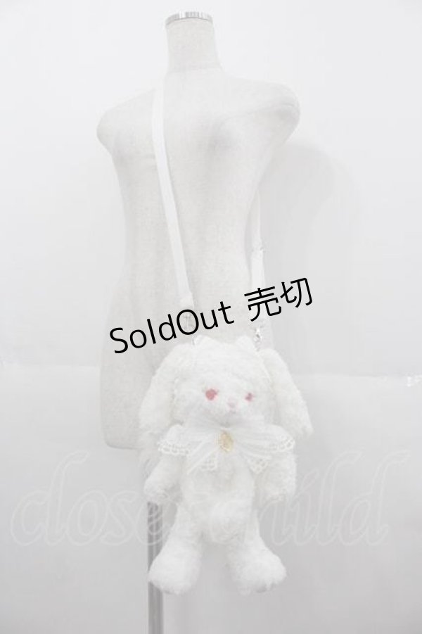 画像2: BABY,THE STARS SHINE BRIGHT / Baby,ずっと恋して…Cupidなうさくみゃちゃんポシェット  白 I-25-06-29-097-BA-BG-HD-ZI (2)