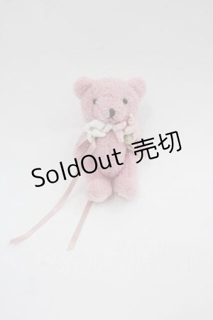 画像: PINK HOUSE / 桜Teddyぬいぐるみコサージュ  ピンク I-25-06-29-106-LO-ZA-HD-ZI