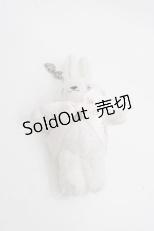 画像: Maison de FLEUR / Cristalラビットチャーム  白 I-25-06-29-107-LO-ZA-HD-ZI