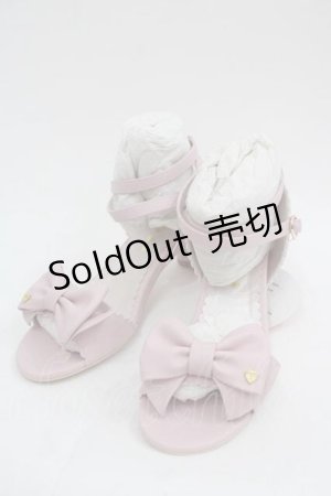 画像: BABY,THE STARS SHINE BRIGHT / LOVE RIBBONサンダル M ピンク I-25-06-29-120-BA-SH-HD-ZI