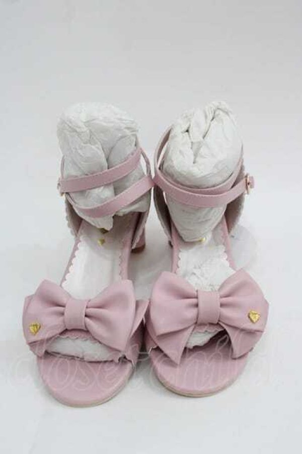 画像2: BABY,THE STARS SHINE BRIGHT / LOVE RIBBONサンダル M ピンク I-25-06-29-120-BA-SH-HD-ZI (2)