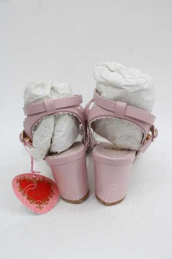 画像3: BABY,THE STARS SHINE BRIGHT / LOVE RIBBONサンダル M ピンク I-25-06-29-120-BA-SH-HD-ZI (3)