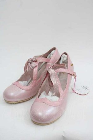 画像: BABY,THE STARS SHINE BRIGHT / Heart Milky Wayパンプス M ピンク I-25-06-29-123-BA-SH-HD-ZI