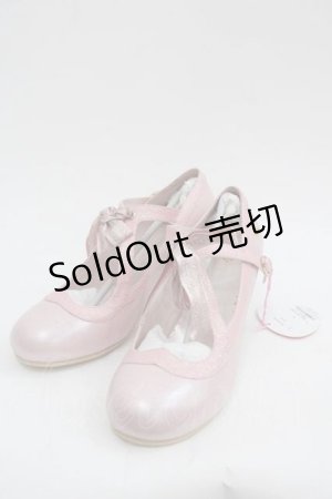 画像: BABY,THE STARS SHINE BRIGHT / Heart Milky Wayパンプス M ピンク I-25-06-29-123-BA-SH-HD-ZI