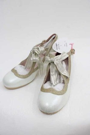 画像: BABY,THE STARS SHINE BRIGHT / Heart Milky Wayパンプス M オフＸゴールド I-25-06-29-124-BA-SH-HD-ZI